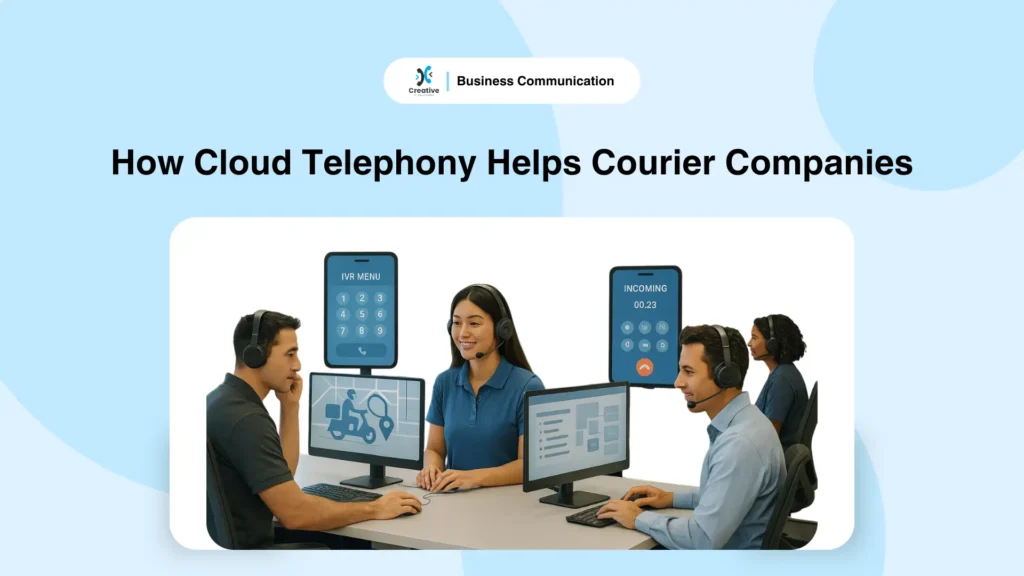 how cloud telephony helps in courier services industry